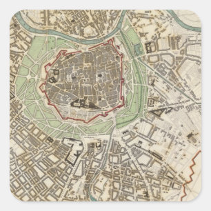 Sticker Carré Vienne Wien