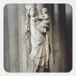 Sticker Carré Vierge et Enfant, Notre-Dame de Paris