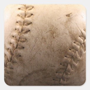 Sticker Carré Vieux baseball