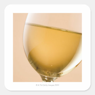 Sticker Carré Vin blanc