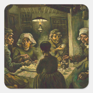 Sticker Carré Vincent Van Gogh