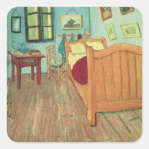Sticker Carré Vincent van Gogh - Chambre de Vincent à Arles