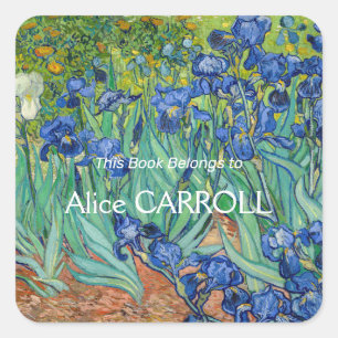 Sticker Carré Vincent Van Gogh - Irises