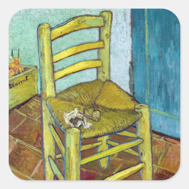 Sticker Carré Vincent van Gogh - Président de Van Gogh (Devant)