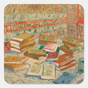 Sticker Carré Vincent van Gogh   The Yellow Books, 1887
