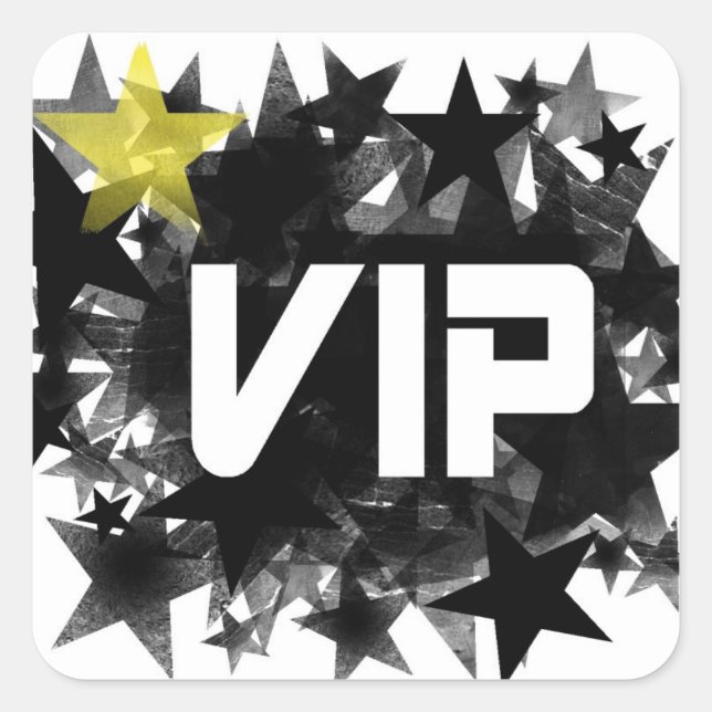 STICKER CARRÉ VIP (Devant)