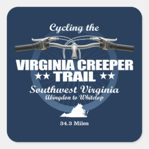 Sticker Carré Virginia Creeper Trail (H2)