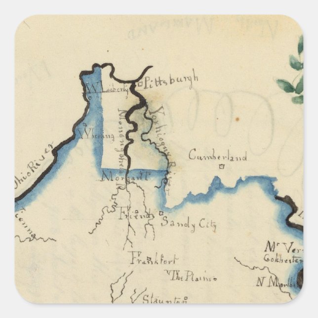 Sticker Carré Virginie 5 (Devant)