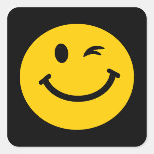 Sticker Carré Visage