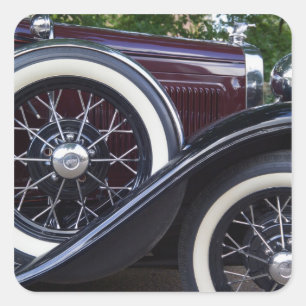 Sticker Carré Voiture classique Ford A 1930