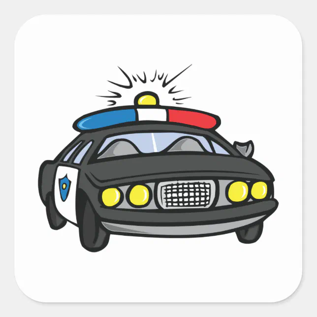 Stickers enfant: voiture de police