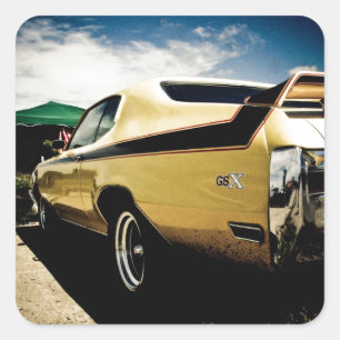 Sticker Carré Voiture impressionnante de muscle de Buick GSX