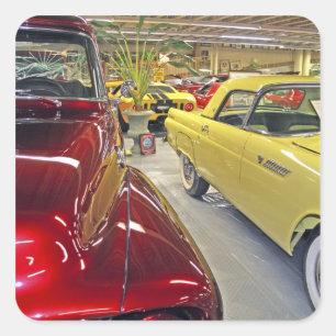 Sticker Carré Voitures anciennes au Tallahassee Automobile Museu