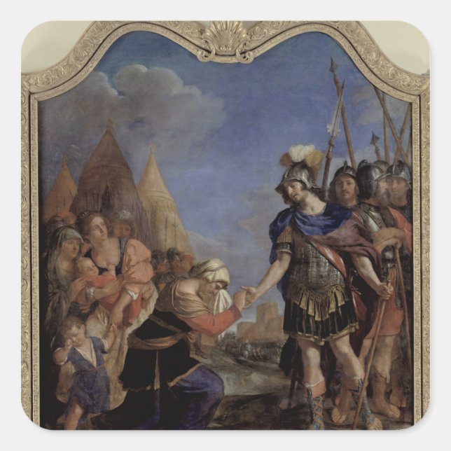 Sticker Carré Volumnie avant Coriolanus, 1643 (Devant)
