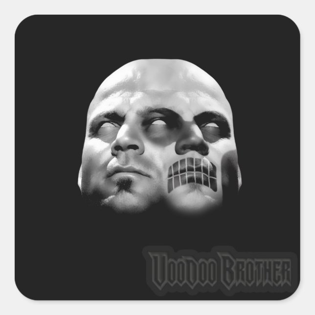 Sticker Carré VooDoo Brother collant EP (Devant)
