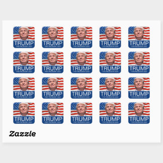 Sticker Carré VOTE Trump pour le président 2024