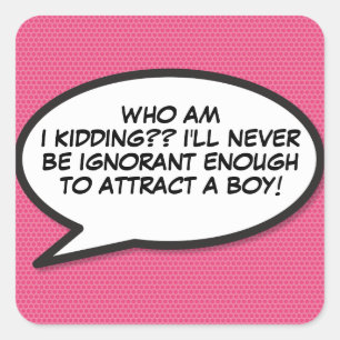 Sticker Carré Votre bulle de message vocale amusante rétro