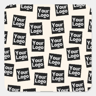 Sticker Carré Votre logo/autre image téléchargée   Placement alé