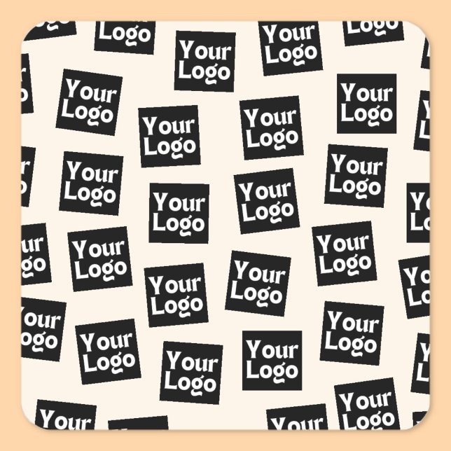 Sticker Carré Votre logo/autre image téléchargée | Placement alé (Créateur téléchargé)