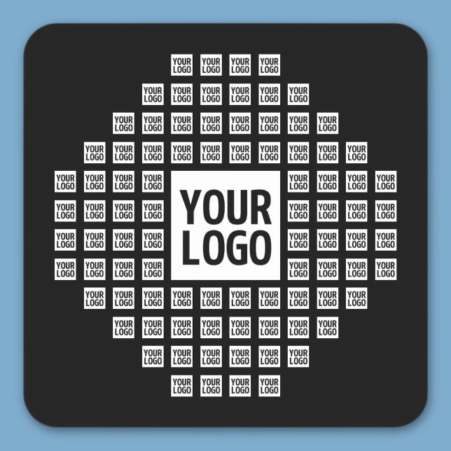 Sticker Carré Votre logo ou image | Motif moderne unique (Créateur téléchargé)