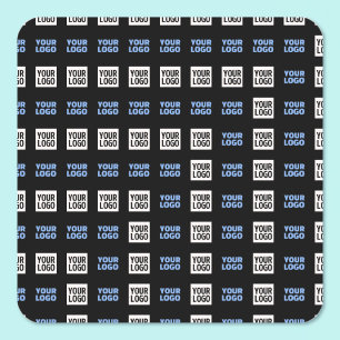 Sticker Carré Votre logo ou image téléchargée   Motif géométriqu