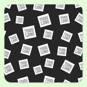 Sticker Carré Votre logo, photo ou autre image Placement aléat