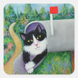 Sticker Carré Vous avez du courrier