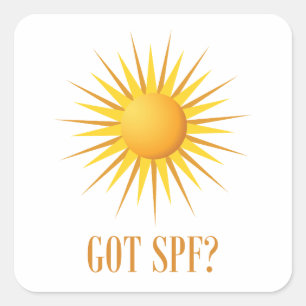 Sticker Carré Vous avez SPF?