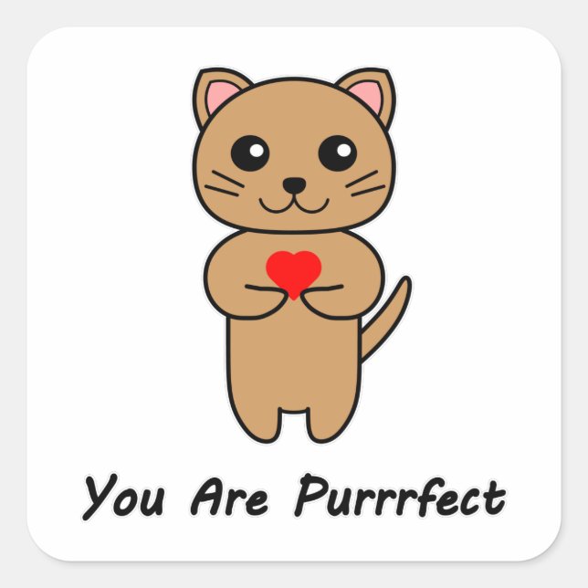 Sticker Carré Vous Êtes Purifié (Devant)