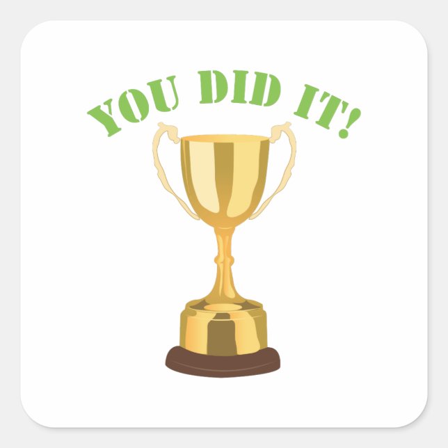 Sticker Carré Vous L'Avez Fait (Devant)