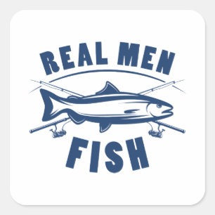 Sticker Carré Vrai poisson
