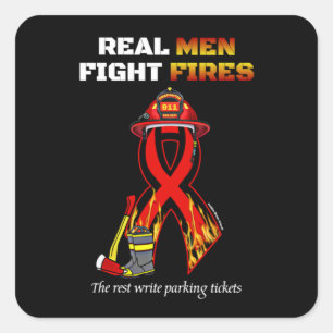 STICKER CARRÉ VRAIS HOMMES COMBATTANTS