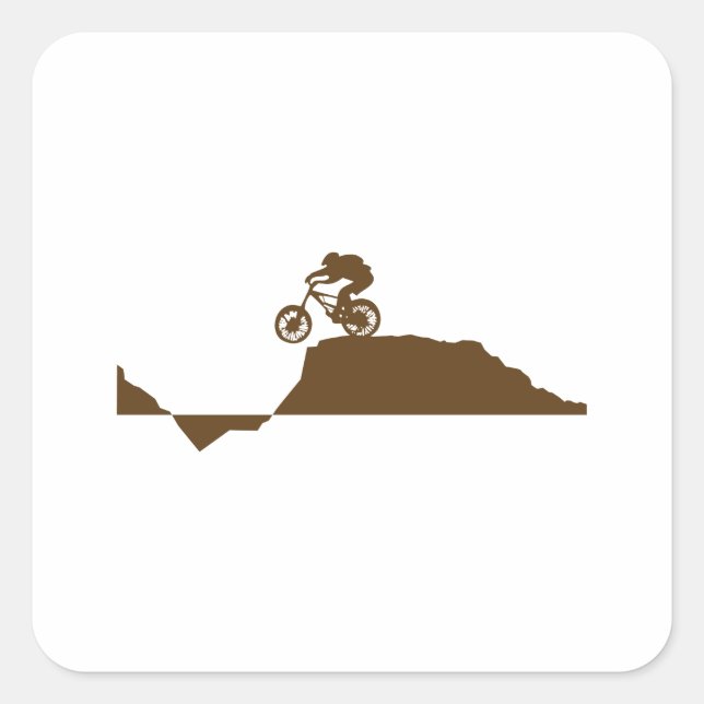 STICKER CARRÉ VTT (Devant)