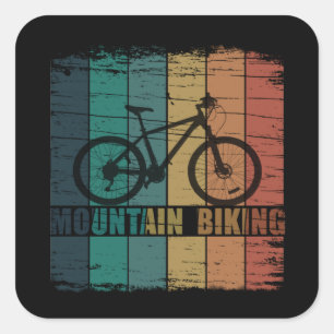 Sticker Carré VTT vintage