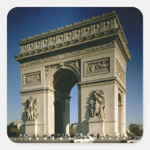 Sticker Carré Vue de la façade est, accomplie 1806-86 (photo)