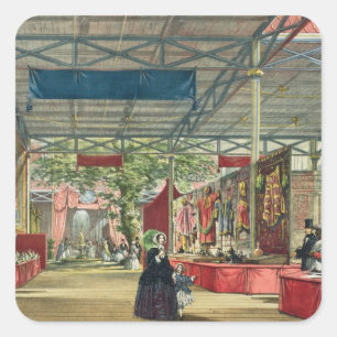 Sticker Carré Vue de la section Inde de la Grande Exposition