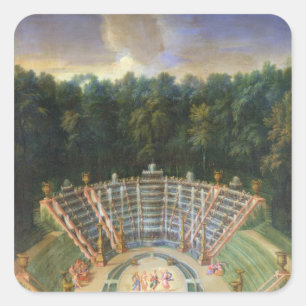 Sticker Carré Vue de Salle de Bal