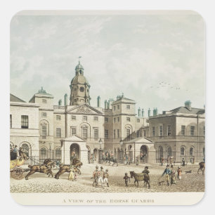 Sticker Carré Vue des Horse Guards de Whitehall