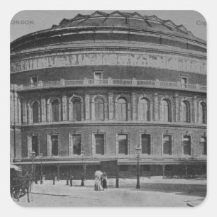Sticker Carré Vue du Albert Hall, vers 1900