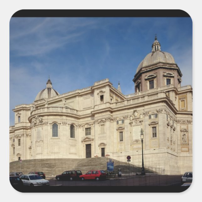 Sticker Carré Vue extérieure de la tribune (Devant)