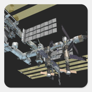 Sticker Carré Vue générée par ordinateur 15