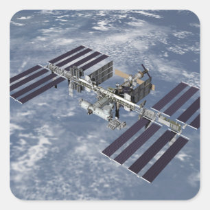 Sticker Carré Vue générée par ordinateur 2