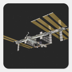 Sticker Carré Vue générée par ordinateur 25