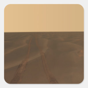 Sticker Carré Vue panoramique des plaines de Meridiani