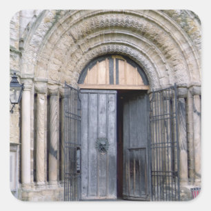 Sticker Carré Vue sur la porte nord de la cathédrale de Durham