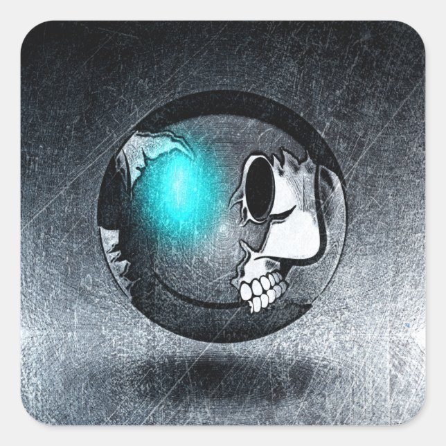 Sticker Carré Walkermoji Vintage (Front)