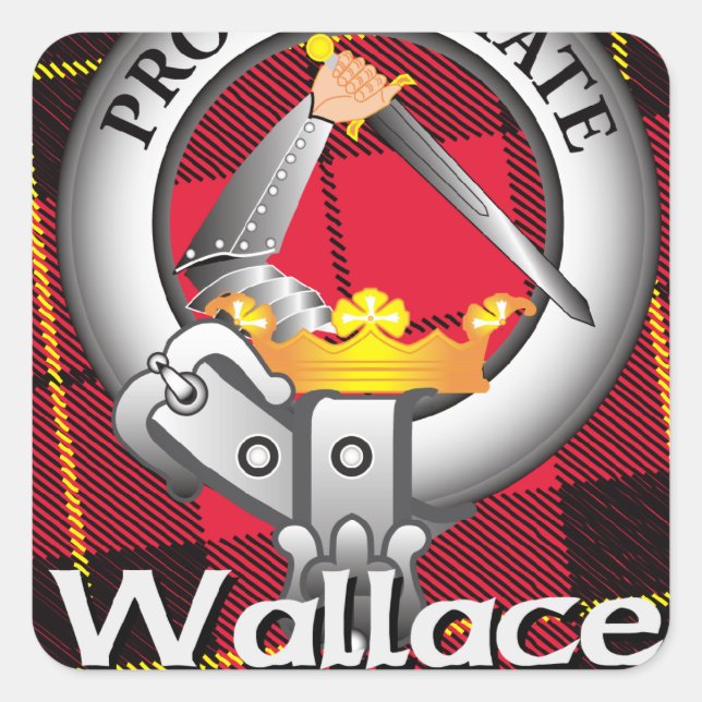 Sticker Carré Wallace Clan (Devant)