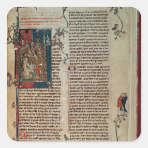 Sticker Carré Walter Map raconte l'histoire des aventures