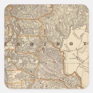 Sticker Carré Washington 2