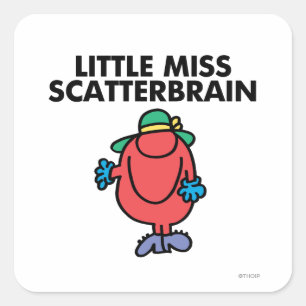 Sticker Carré Wave Little Miss Scatterbrain
